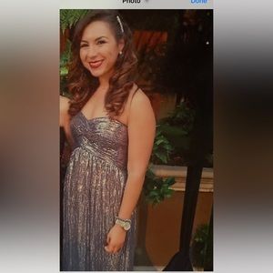 Beautiful silver sequin dress